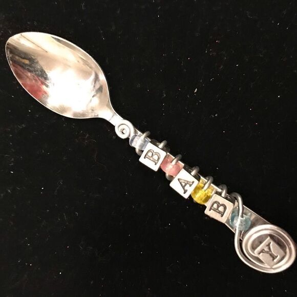 Handcrafted Decorative Baby Spoon Gift NWT - Picture 1 of 8